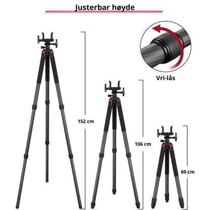 Trakiom Carbon Fiber Tripod - Skytestøtte - Scanvision